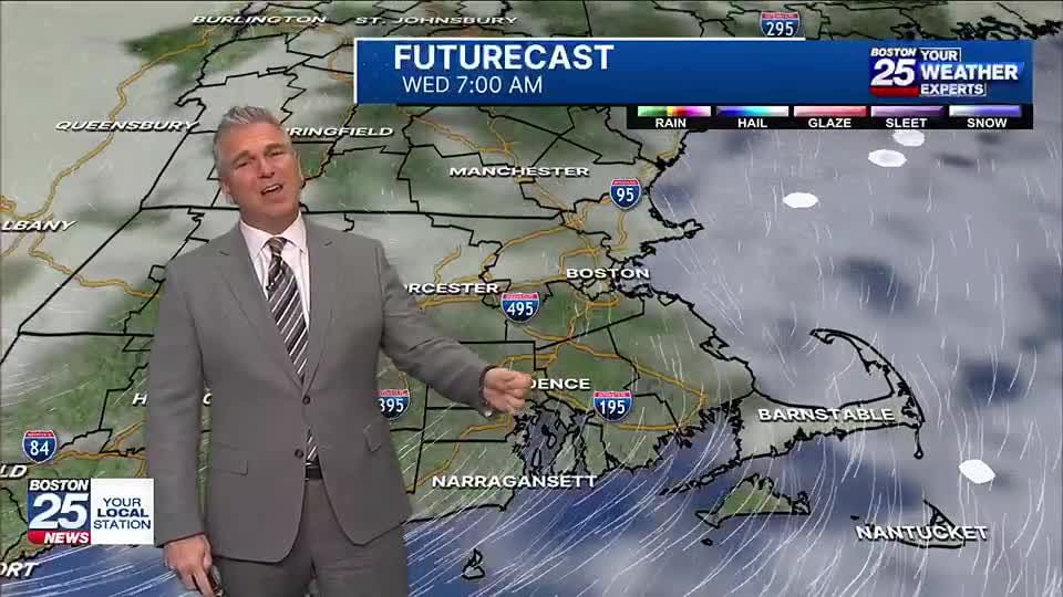 Boston 25 Monday Evening Weather Forecast