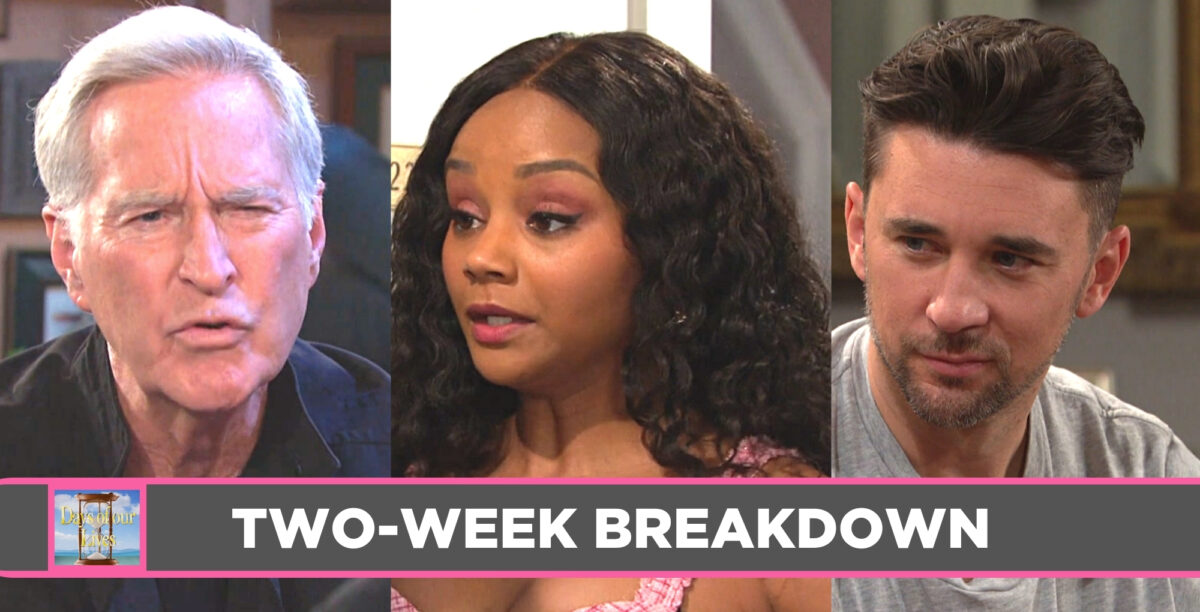 DAYS Spoilers Two-Week Breakdown: Stir Crazy, Wedding Planning, And Trouble