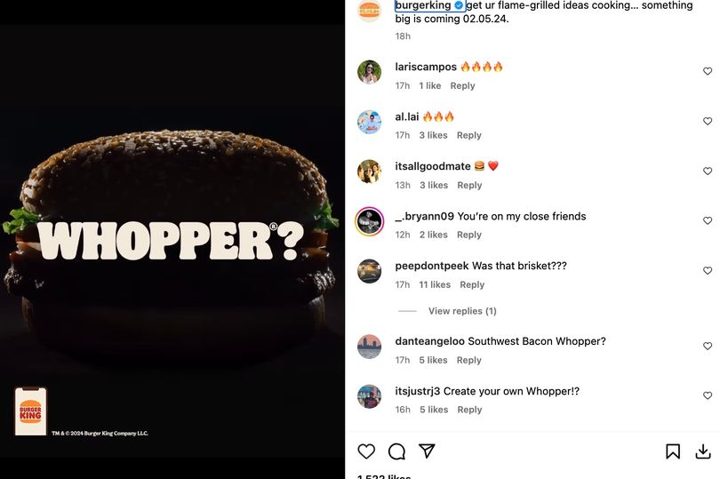 burger king debuts 'sweet' candied bacon whopper along with other updates on fan faves