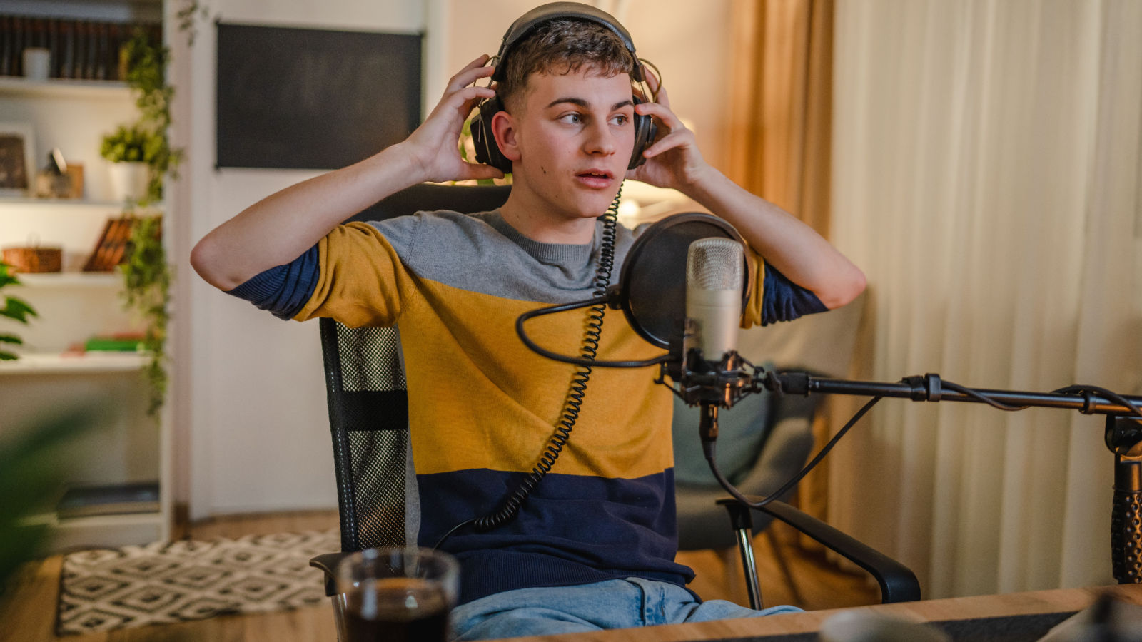 image credit: miljan-zivkovic/shutterstock <p>Voice-over work for commercials, audiobooks, and animation can be done from a home studio. It’s a field that values unique voices and acting skills. Talented artists can earn high pay for their vocal work. “I never knew my voice could be my most valuable asset,” one artist remarks.</p>