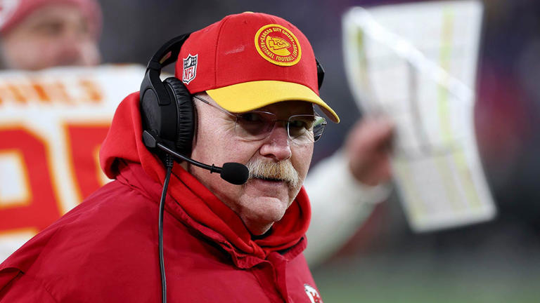 Chiefs’ Andy Reid baffled by question linking Travis Kelce, Taylor ...