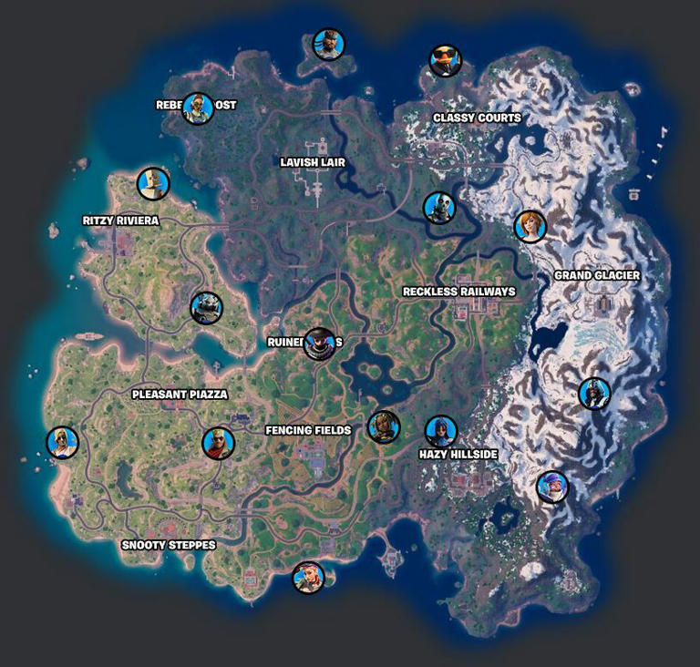 Fortnite NPC Locations: All Characters In Chapter 5 Season 1 And Where ...