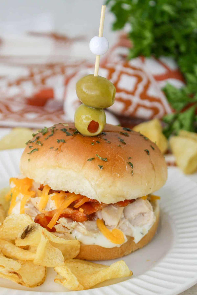 Easy Chicken Bacon Ranch Sliders Recipe