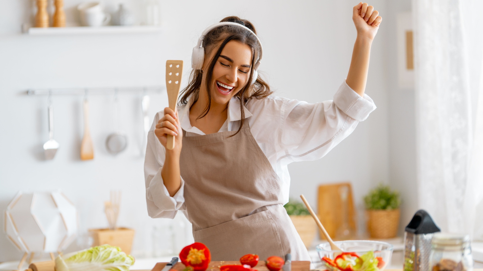 image credit Yuganov-Konstantin/Shutterstock <p>Put on some music and dance while you clean your house. Not only does it make the chore more enjoyable, but it also elevates your heart rate. You’ll get a cleaner house and a workout at the same time. “It feels less like a chore and more like a party,” says a commenter online.</p>