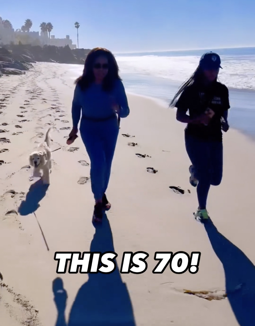 Oprah Winfrey Celebrates 70th Birthday Running On The Beach After Using ...