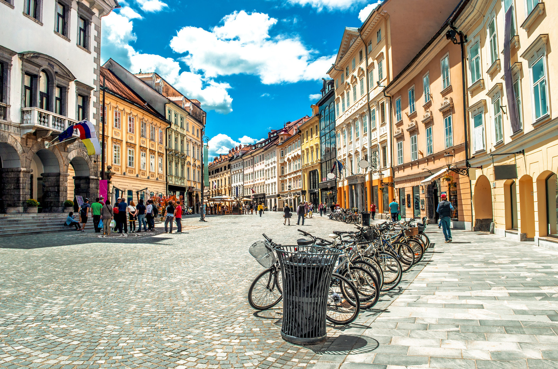 Slovenia's capital boasts of green spaces, open avenues, and charming shops and eateries.