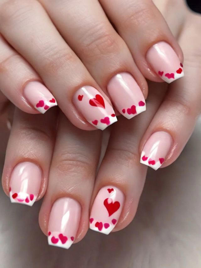 65+ Cute Valentines Acrylic Nail Ideas and Designs (2024)
