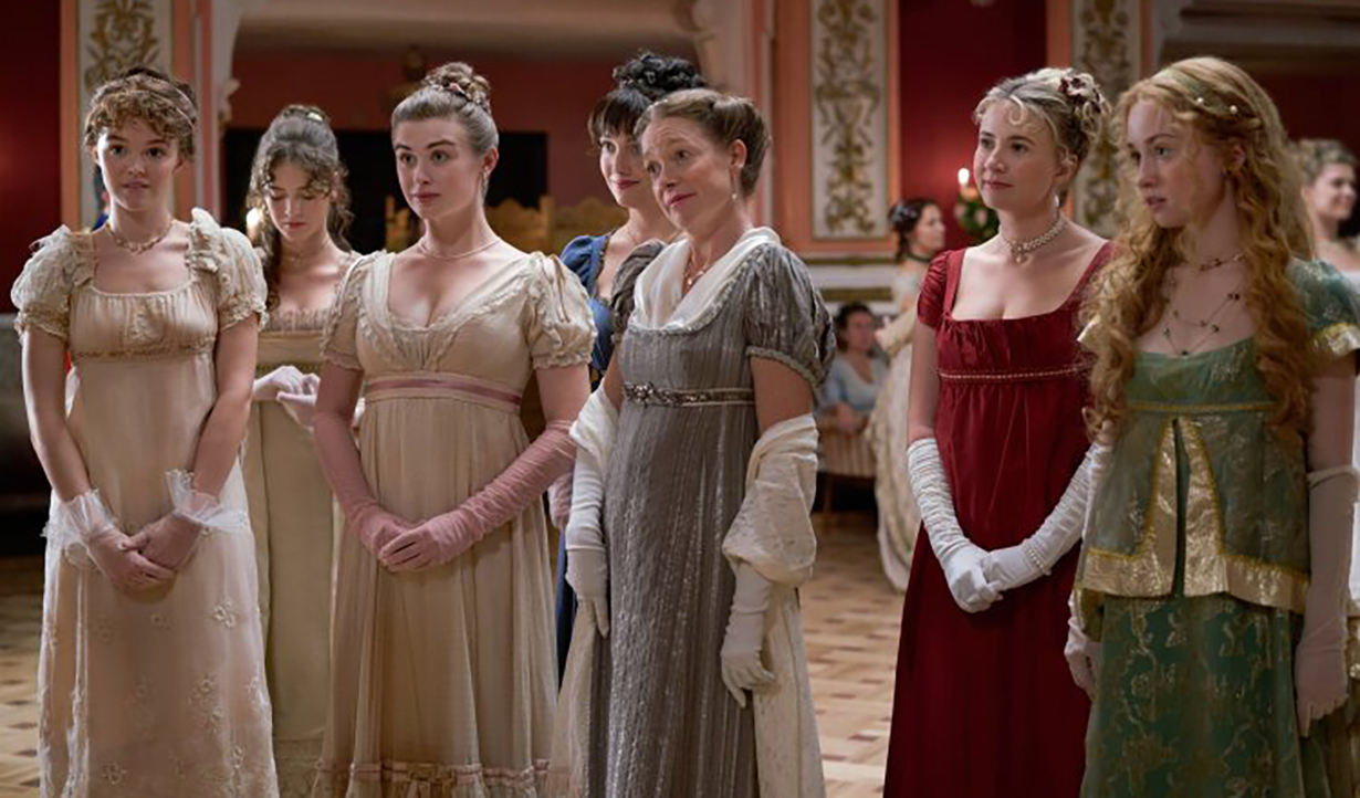 <p><strong>Premiere Date:</strong> Saturday, February 17, at 8 p.m. EST.</p> <p><strong>Cast:</strong> Eliza Bennett, Nicholas Bishop</p> <p>In <em>An American in Austen</em>, Harriet (Bennett) is transported into Pride & Prejudice and gets to find out if a real man can compare to Mr. Darcy himself. </p> <p><strong>Where to Watch:</strong> Hallmark Channel</p>