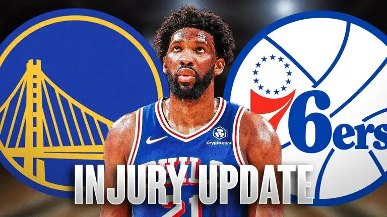 Sixers superstar Joel Embiid ruled a game-time decision vs. Warriors amid knee issues