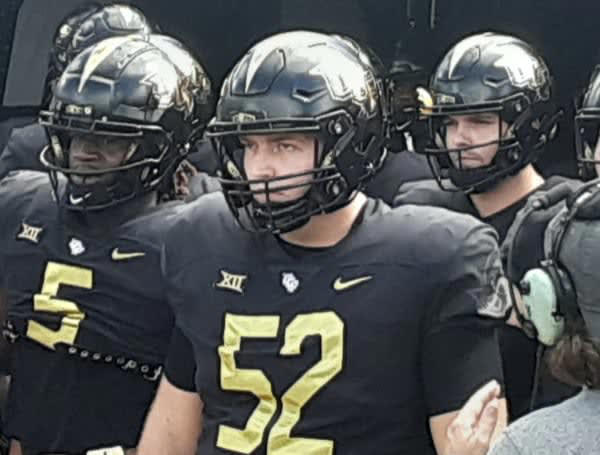 UCF about to take the field against West Virginia in 2023 (Tom Layberger)