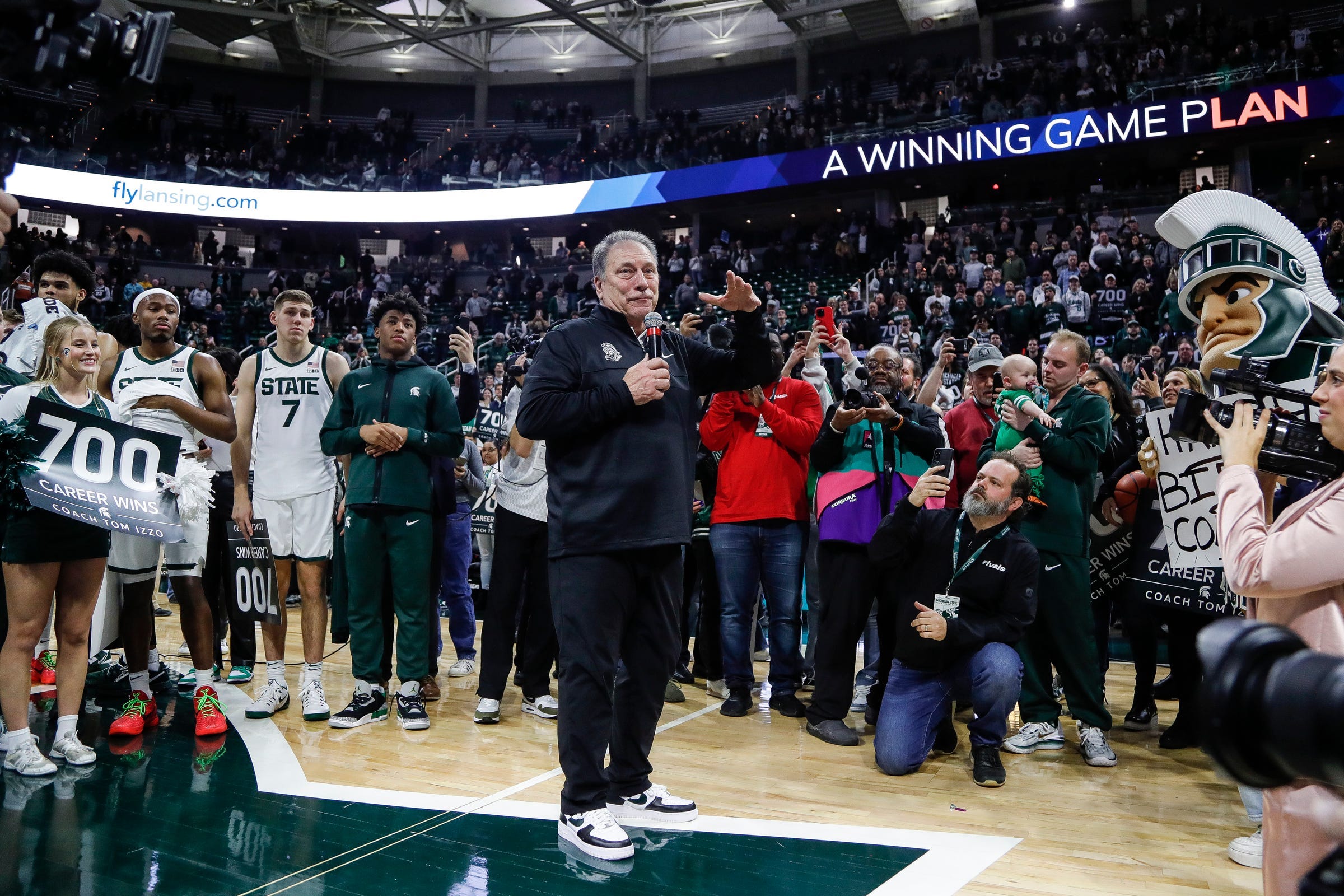 QUOTES: Tom Izzo Talks MSU Basketball's Rivalry Win Over Michigan