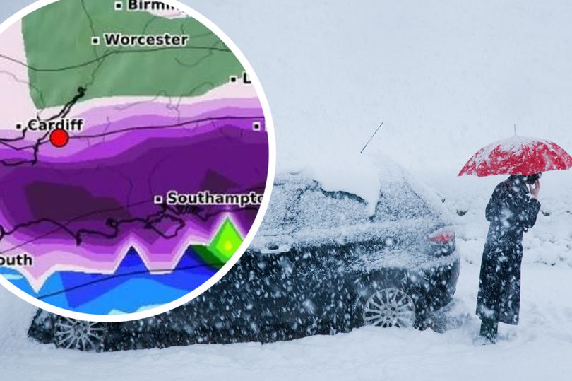 Met Office's Verdict On Snow Wall Bringing 10cm Per Hour To Hit Bristol ...