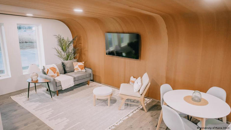 Inside A Recyclable 3d-printed Tiny Home