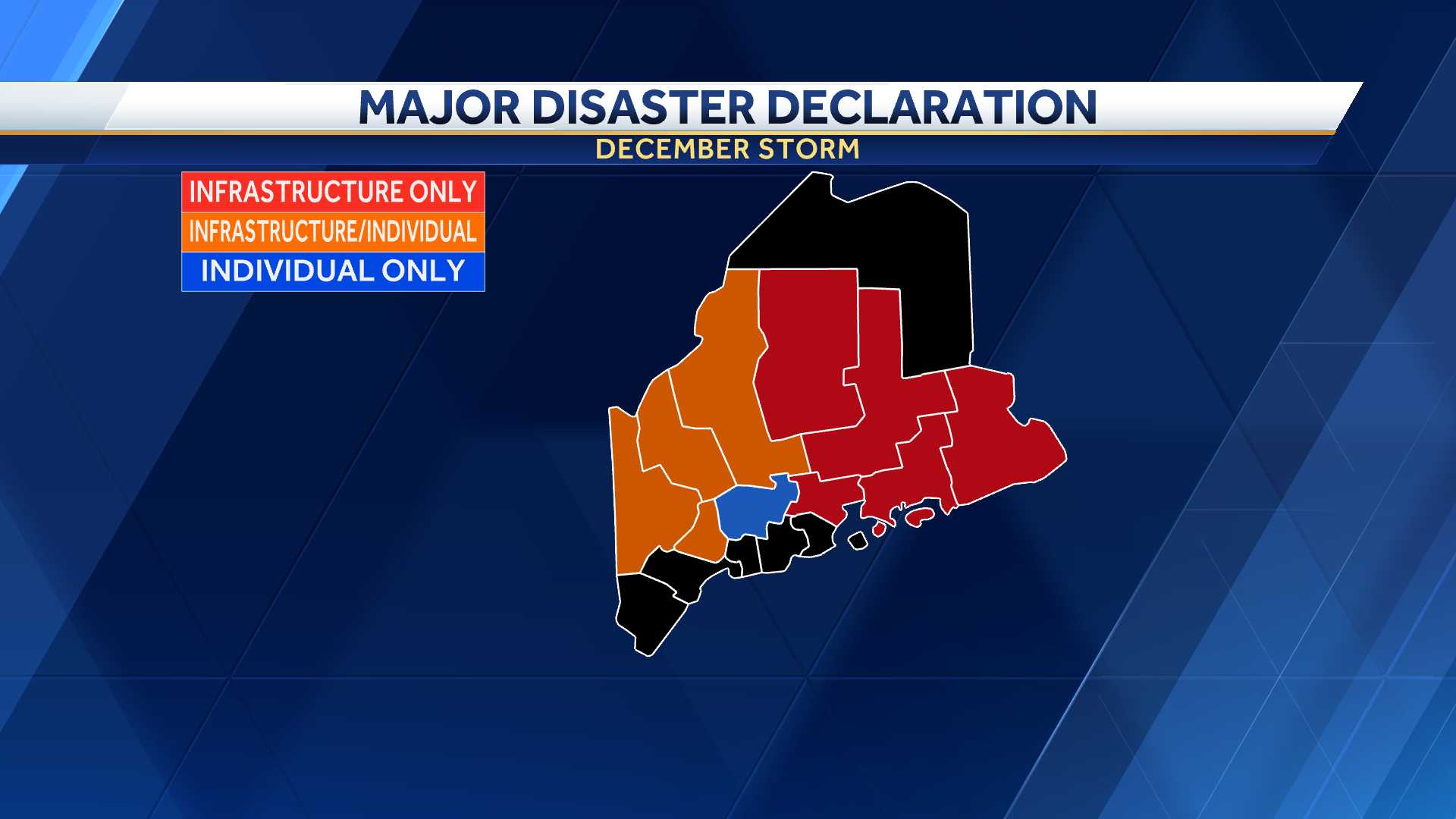 Major Disaster Declared For Maine Following December Storm