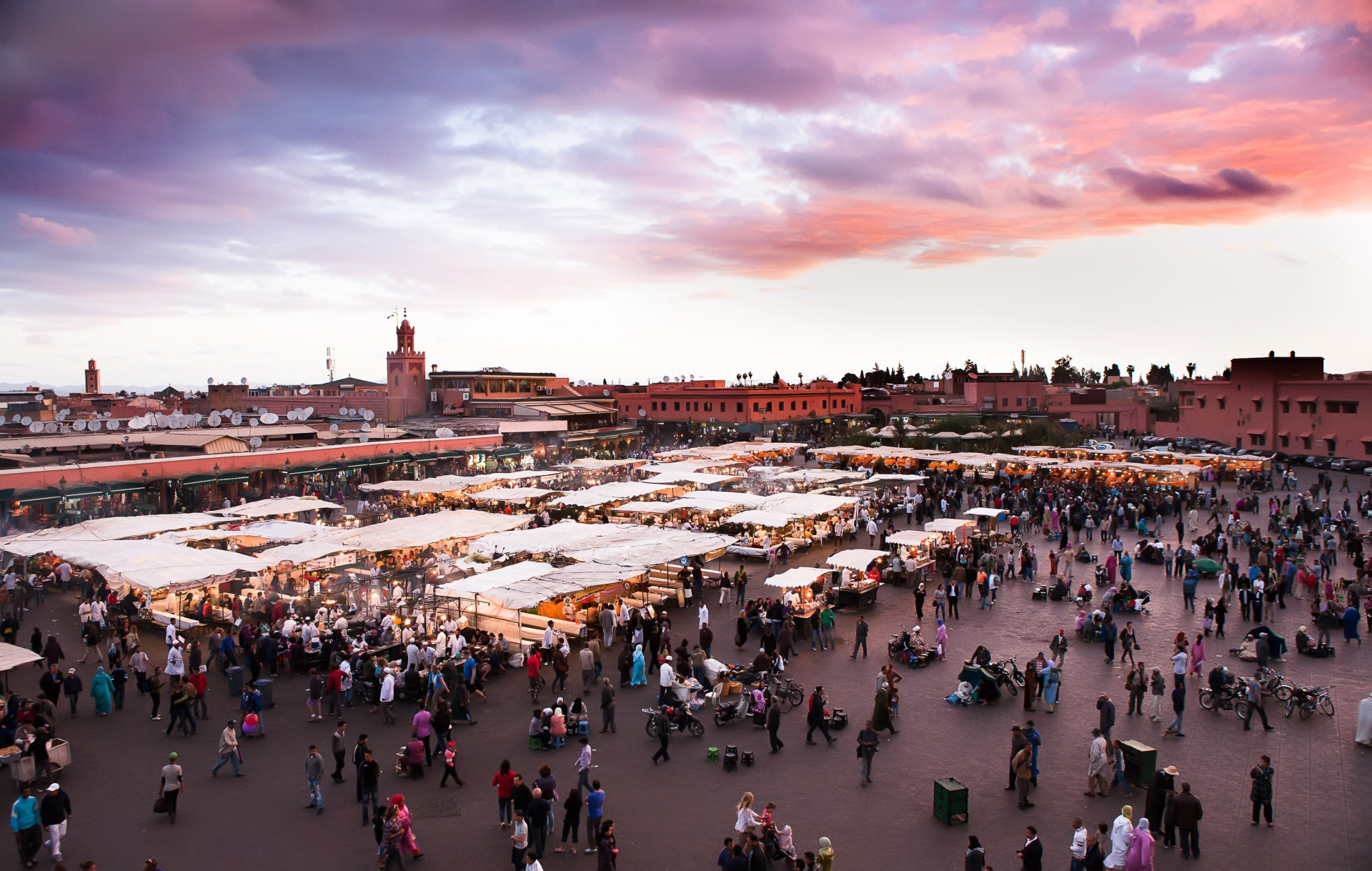 Another not-to-be-missed spot is the Jemaa el-Fnaa square, with its bustling businesses, music, and snake charmers.<p>You may also like:<a href="https://www.starsinsider.com/n/293006?utm_source=msn.com&utm_medium=display&utm_campaign=referral_description&utm_content=208346v2en-sg"> Get to know Europe's sunniest destination</a></p>