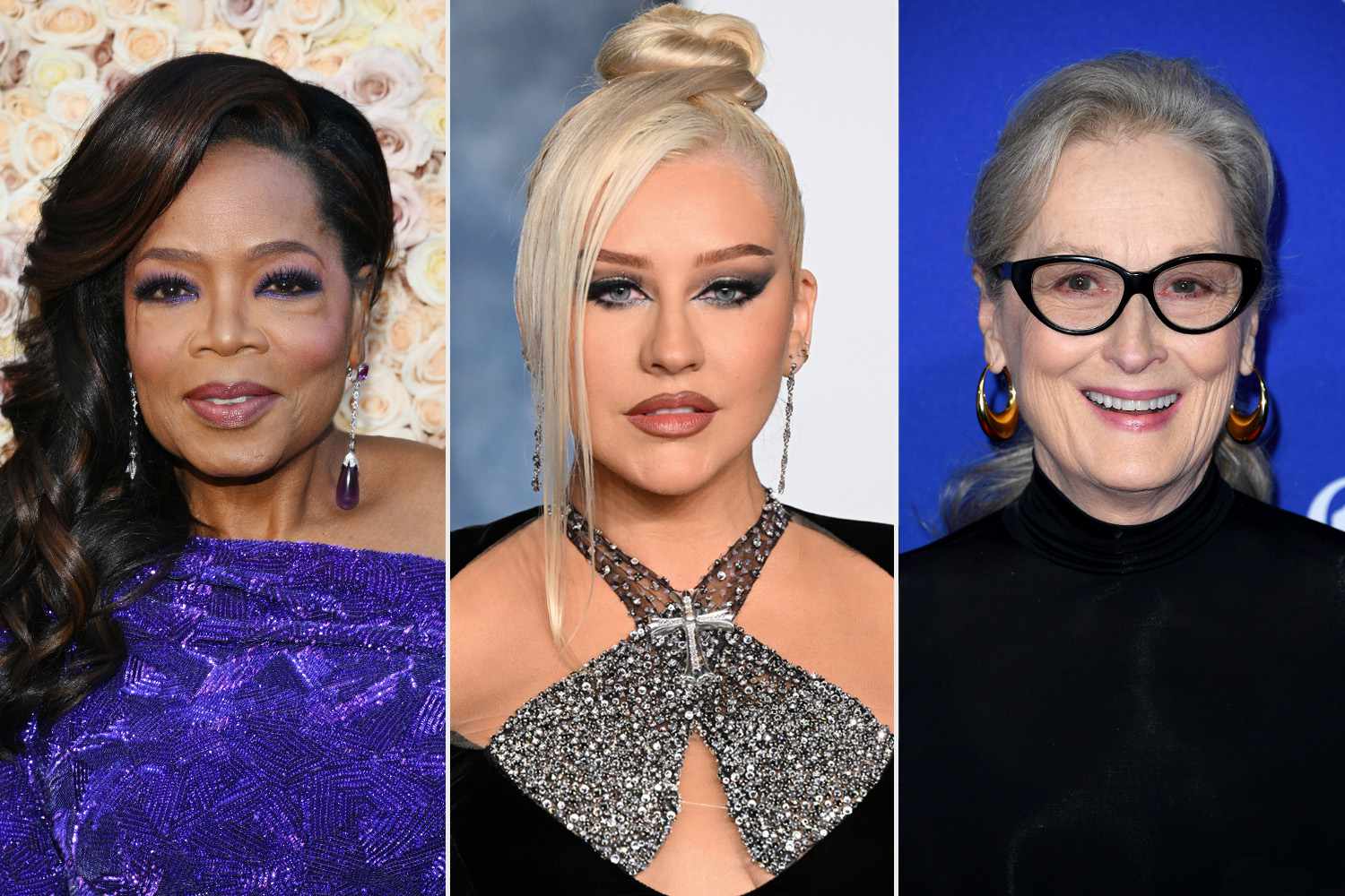 Oprah Winfrey, Christina Aguilera, Meryl Streep And More Stars To ...