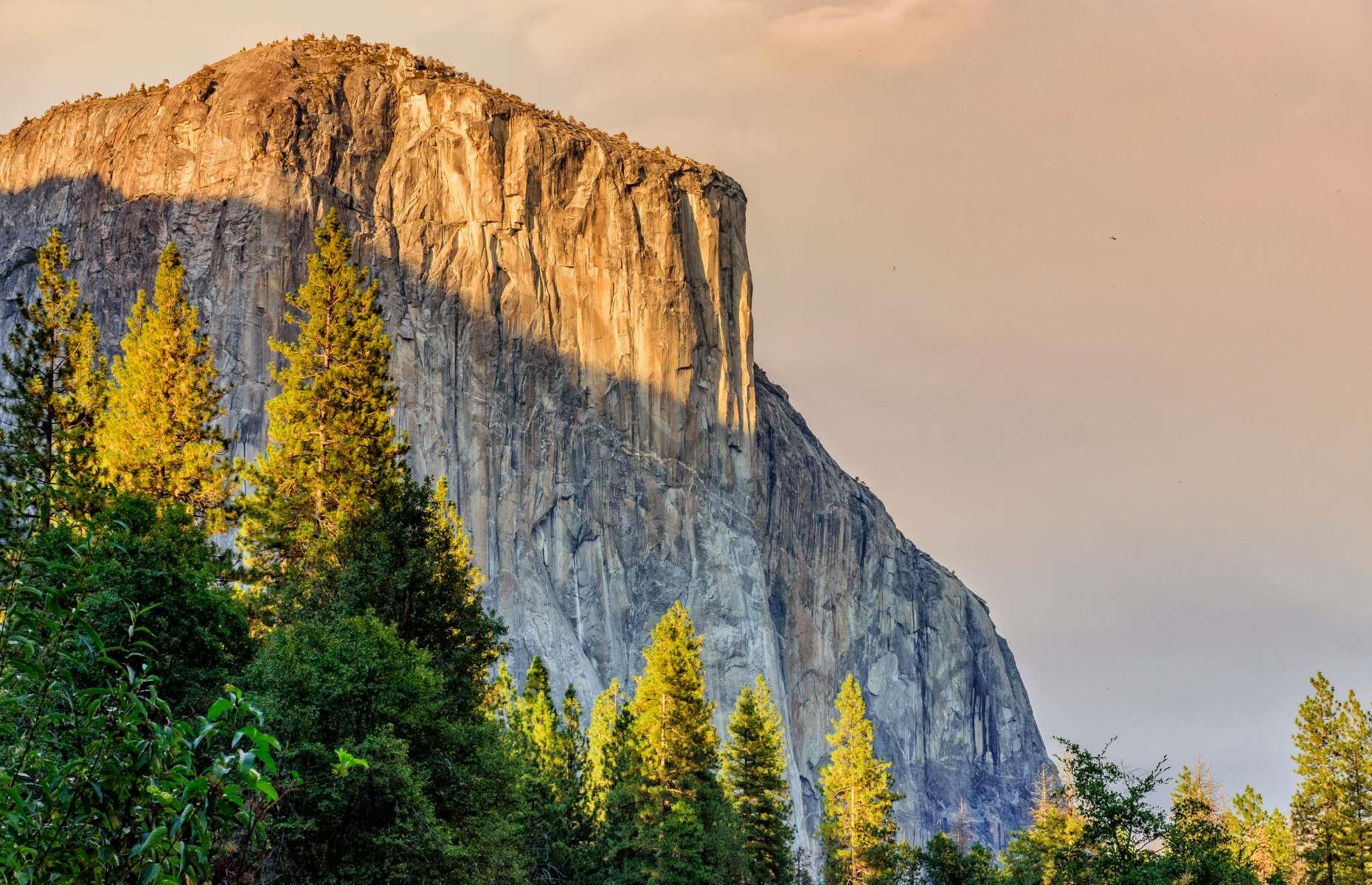 <p>El Capitan (pictured) is the literal rock star of Yosemite. Standing at more than 3,000 feet tall, this hulking granite monolith rises to more than twice the height of the Empire State Building. Another of the park’s most striking geological landmarks is Half Dome, nearly 5,000 feet above the valley floor, which can, like El Capitan, be climbed for unreal views over the majestic landscape. To get Half Dome in the frame of your photo head to Glacier Point for the best perspective. Tunnel View, perhaps the most photographed view in the national park, features El Capitan, Bridalveil Fall and Half Dome in the distance.</p>