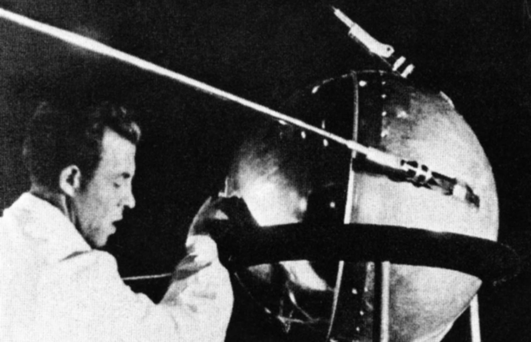 <p>The USSR launched Sputnik 1, the world's very first artificial satellite, on October 4, 1957. The pioneering spacecraft remained in orbit for three months before it fell to Earth and burned up in the atmosphere.</p>