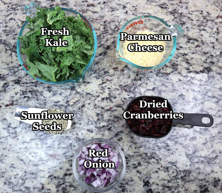 Best Kale Salad Recipe with Simple Olive Oil Dressing