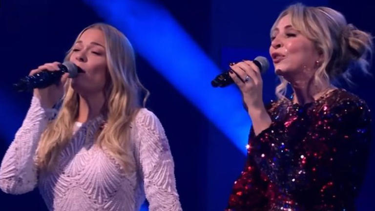 Sarah Collins performed alongside country music singer LeAnn Rimes on Michael McIntyre's Big Show