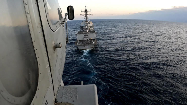 An inside look at U.S. Navy ships tasked with securing the Red Sea
