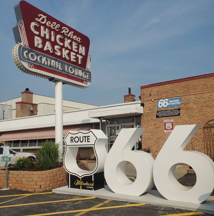 <p><b>Willowbrook, Illinois</b></p><p><a href="https://chickenbasket.com">Dell Rhea's Chicken Basket</a> has a quaint origin story. One day in the 1930s, two local farm women were at a gas station lunch counter and heard the owner talking about how he wanted to sell more food. The entrepreneurial women offered to teach him how to make fried chicken in exchange for buying his chickens from them, and the fried chicken was so popular that the restaurant expanded to a new building next door in 1946, the same one it's in today. Don't miss the corn fritters, fried chicken basket, or classic neon sign.</p><p><b>For more great travel guides and dining tips,</b> <a href="https://cheapism.us14.list-manage.com/subscribe?u=de966e79b38e1d833d5781074&id=c14db36dd0">please sign up for our free newsletters</a>.</p>