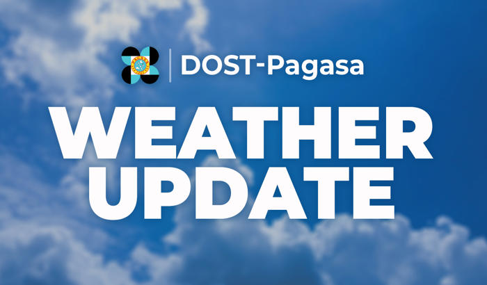 pagasa: hot, humid monday with a chance of rain