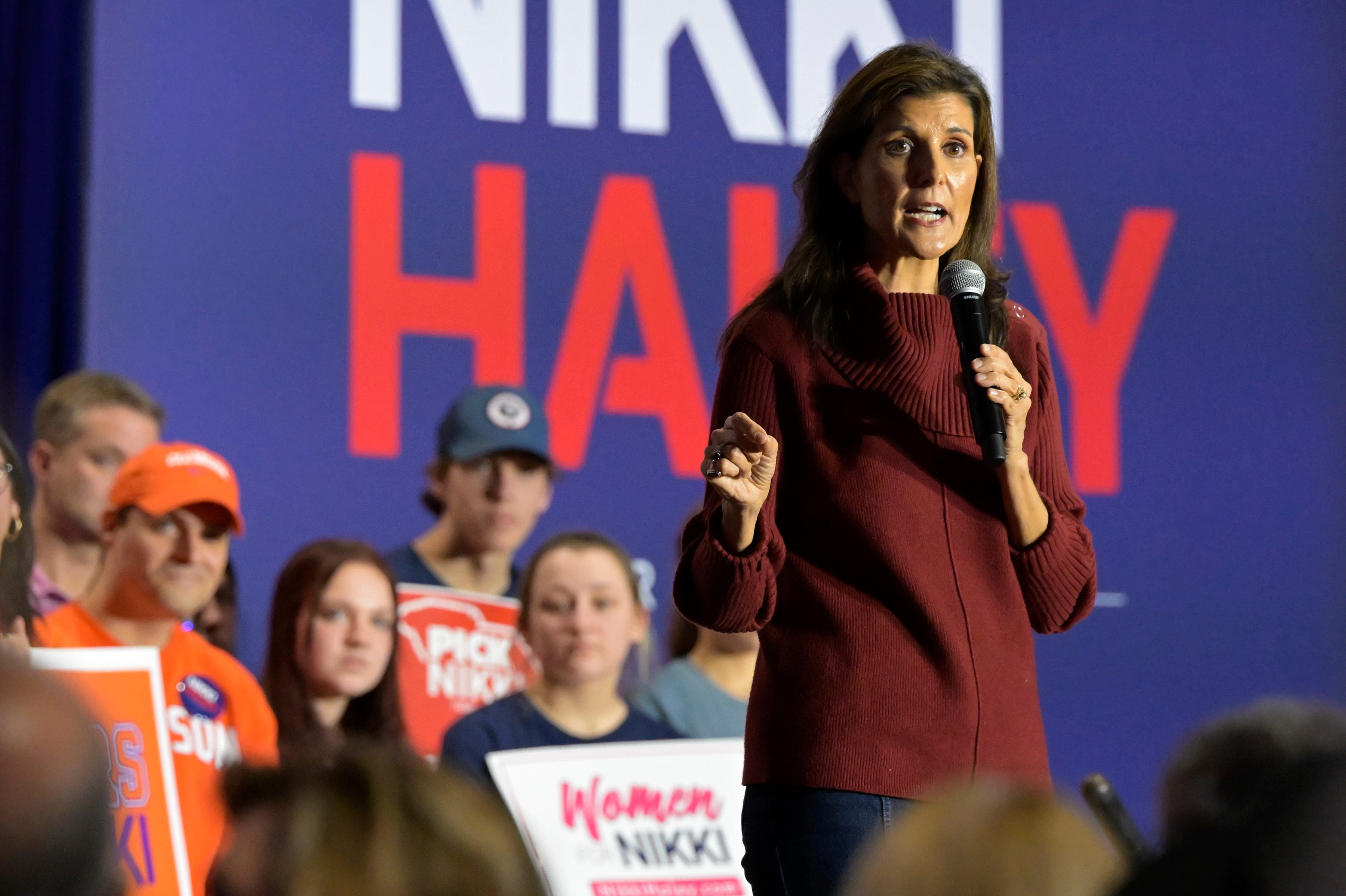 nikki haley hits donald trump over comments about veterans days after he attacked her husband