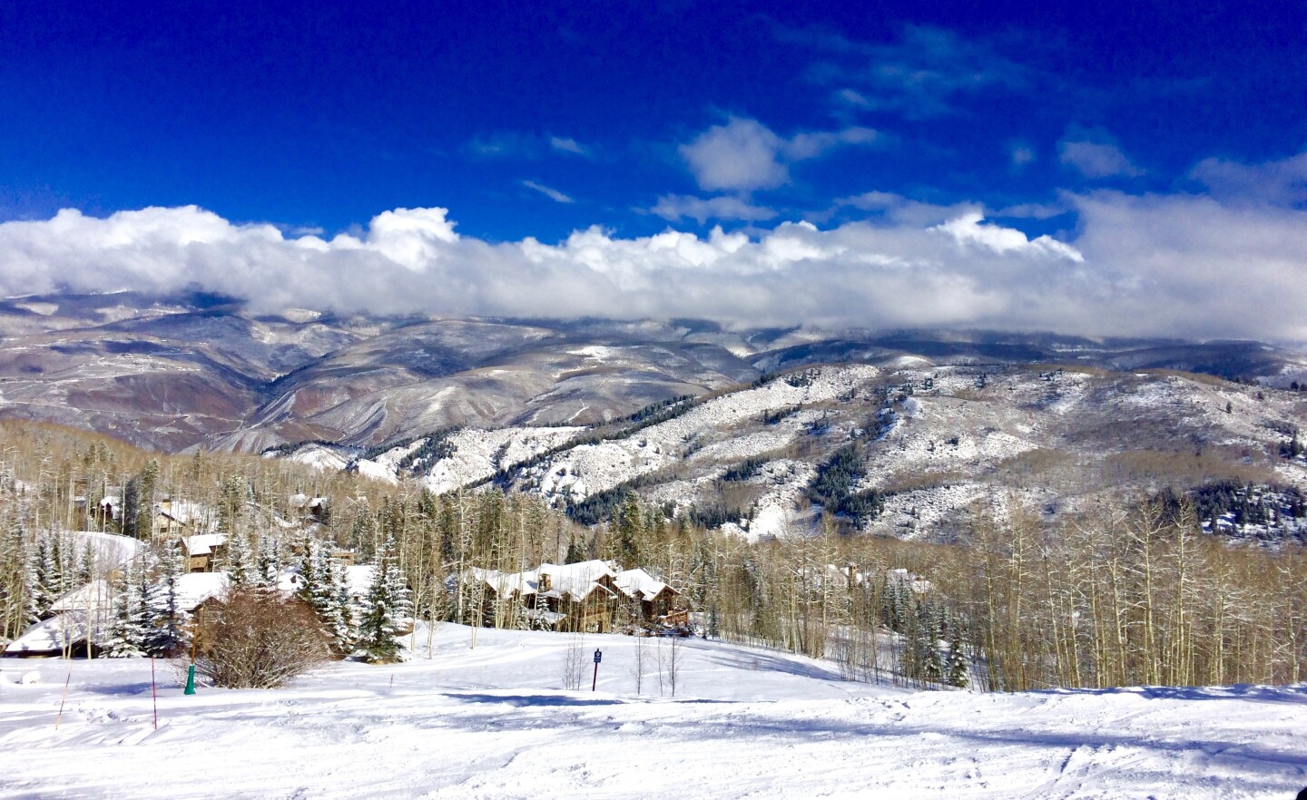 <h2>3. Beaver Creek</h2> <ul>   <li><b>Location: </b>Avon, Colorado</li>   <li><b>Best for: </b>Families who prefer the luxury ski experience; multi-generational ski groups, beginners and intermediate skiers; Epic Pass holders </li>   <li><b>Where to stay:</b> <a class="Link" href="https://www.ritzcarlton.com/en/hotels/whrrz-the-ritz-carlton-bachelor-gulch/overview/" rel="noopener">The Ritz-Carlton, Bachelor Gulch: </a>Resembling a National Park lodge, this Ritz-Carlton property has three separate slope-side hot tubs and a year-round heated pool, a fireside bar and lounge area, and a Club Level lounge with après alpine fare, like gourmet hot dogs and Bavarian-style pretzels.</li>  </ul> <p>Coupled with an<a class="Link" href="https://www.beavercreek.com/the-mountain/about-the-mountain/mountain-info.aspx" rel="noopener"> annual average of 323 inches of snow</a> and dazzling views of the Colorado Rockies, Beaver Creek mountain feels spread out and expansive with three distinct village areas (Beaver Creek, Bachelor Gulch, and Arrowhead) connected by bridges that you can ski over and under. The mountain is also the ideal place for beginners to learn and fall in love with the sport: Much of its upper mountain terrain in the Red Buffalo area and newly opened McCoy Park include gentle green runs that are big on learning and views.</p> <p>Part of <a class="Link" href="https://www.epicpass.com/" rel="noopener">Epic Pass</a>, Beaver Creek is also the mountain destination for sweet tooths. At 3 p.m. each day, bakers greet skiers with a freshly baked treat at the bottom of the slopes at Beaver Creek Village. There’s also an on-mountain ice cream shop, a cookie cabin dedicated to freshly baked chocolate-chip cookies and hot chocolate, and a Candy Cabin filled with taffy, chocolate-covered Oreos, and—if you’re quick enough to nab them—chocolate-covered Swedish fish.</p> <p>For a more sophisticated and savory experience, look into the meat served up at Wyld at the Ritz-Carlton, the hummus and pita at Citrea, and the cozy alpine experience and sleigh ride into the midmountain at Zach’s Cabin.</p>