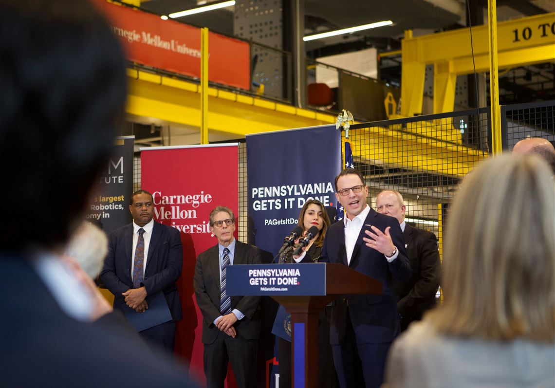 gov. shapiro visits pittsburgh to outline investment priorities in state economic development plan