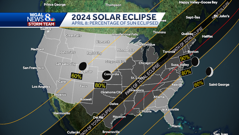 Total solar eclipse: How much will Susquehanna Valley be able to see?