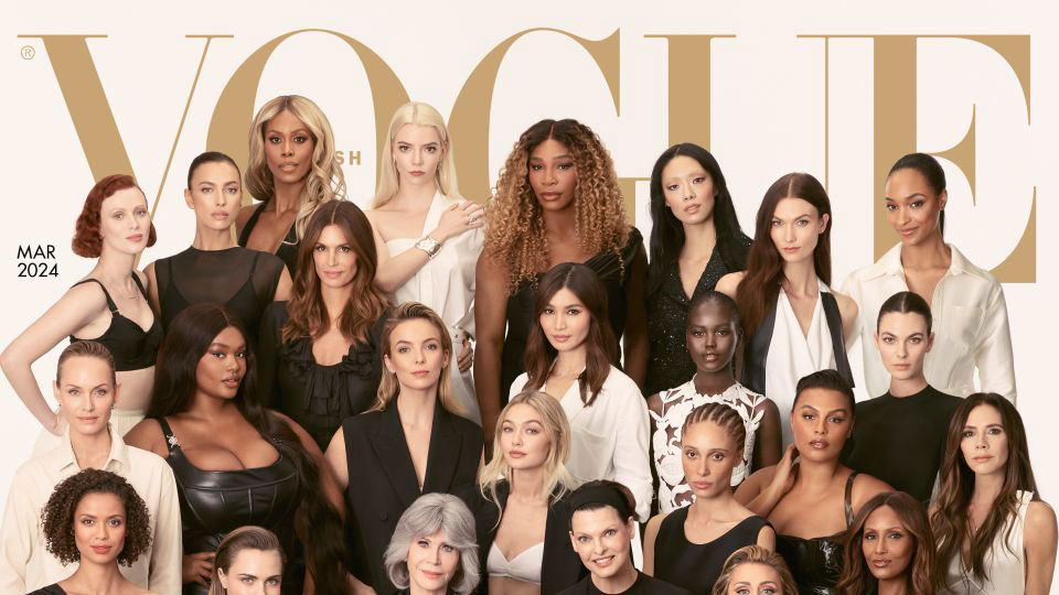 British Vogue features 40 ‘legendary’ cover stars for editor Edward ...