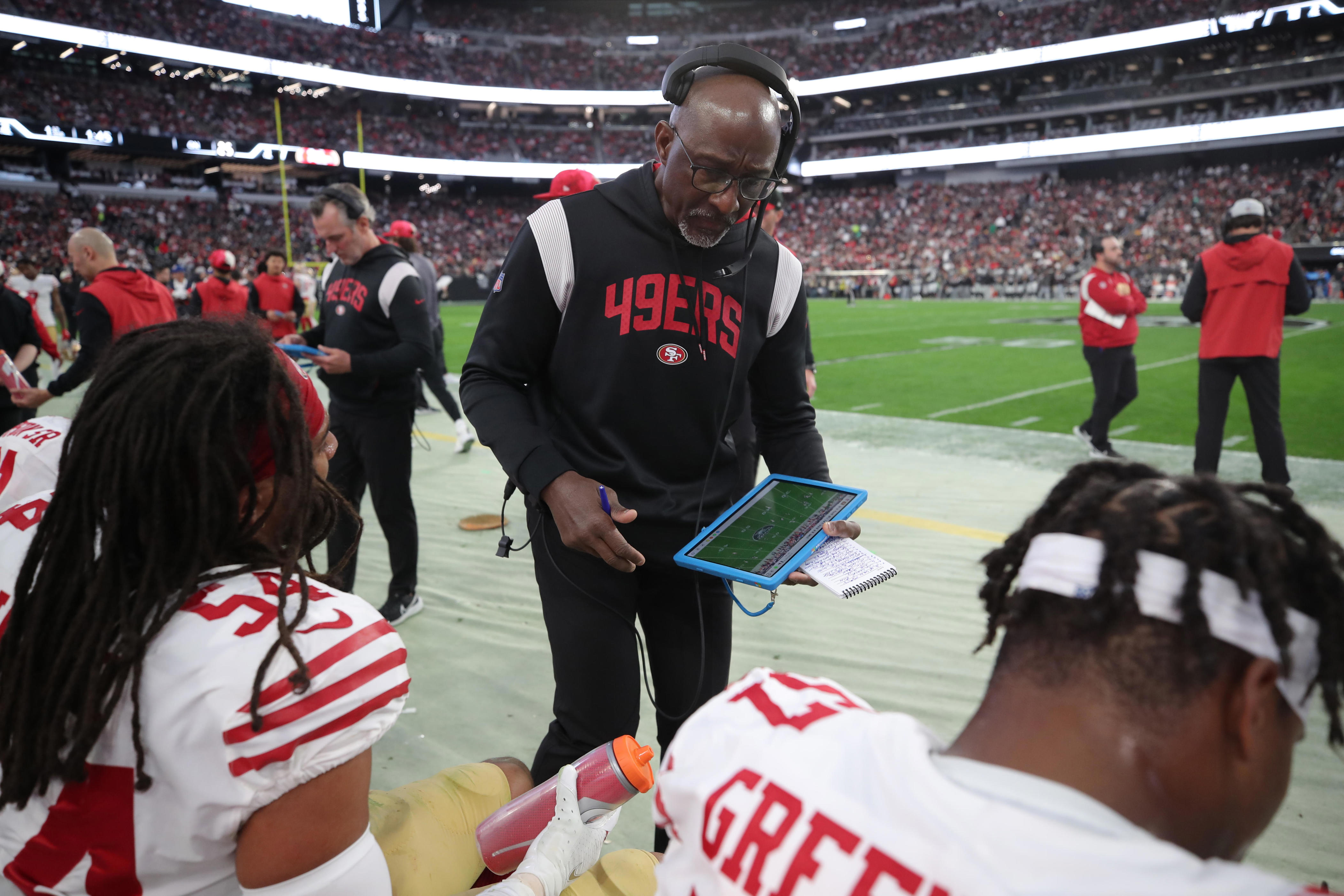 for 49ers coach johnny holland, super bowl lviii isn't his biggest challenge