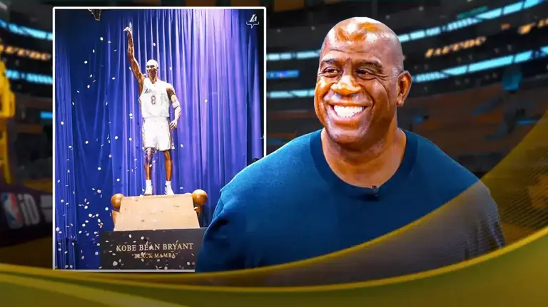 Lakers: Magic Johnson’s beautiful take on Kobe Bryant statue — ‘Best statue I’ve seen’