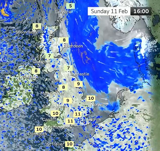 UK Weather: Met Office Map Shows Snow, Ice And Rain Is On The Way As ...