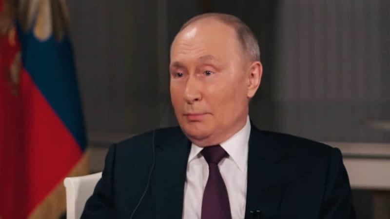 Putin blames Ukraine for avoiding talks in Carlson interview