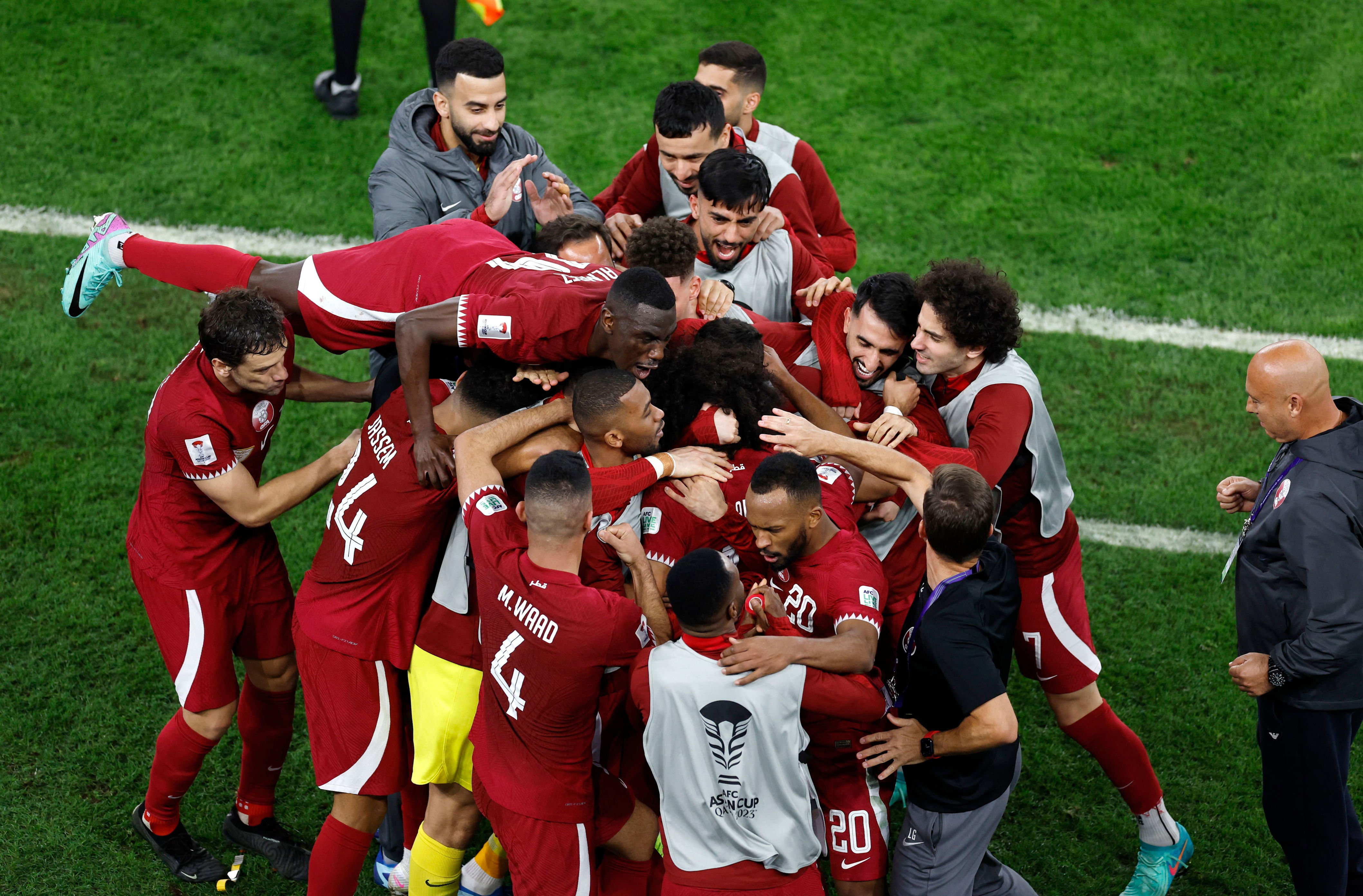 jordan and qatar put friendships aside to battle for asian football's ultimate prize