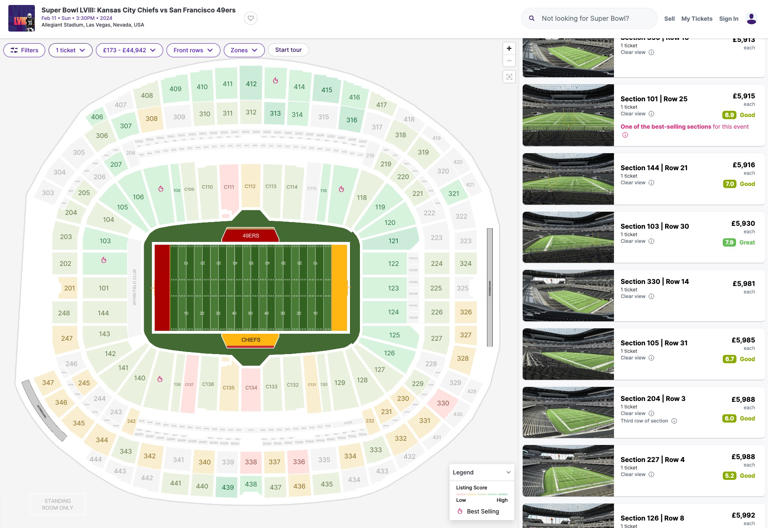 Super Bowl ticket prices surge, on pace to be most expensive ever