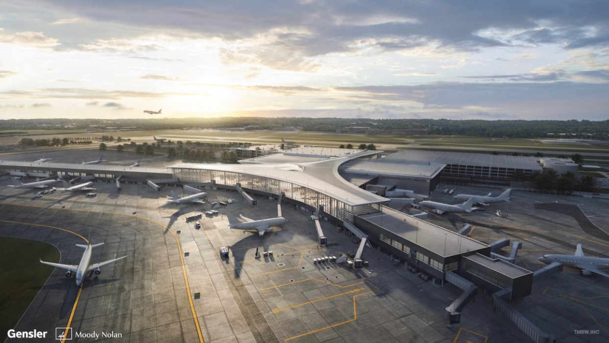 see new renderings of $2 billion terminal coming to john glenn airport
