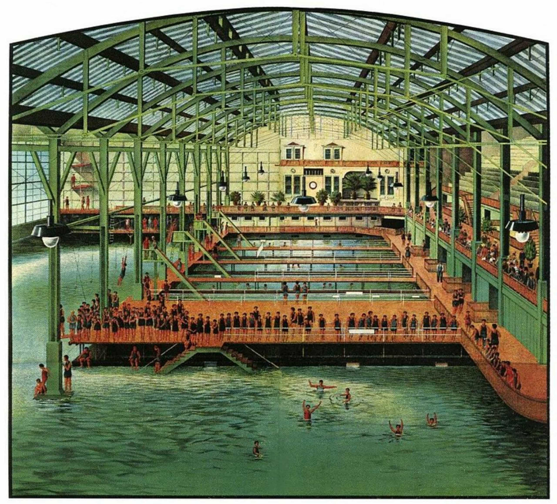 <p>Built in 1896, Sutro Baths, a huge saltwater bathing complex located in San Francisco, was the world's largest indoor swimming pool facility. Amenities also included a museum, amphitheater, and ice rink. It burned down in 1966, with its ruins today lying within the Sutro Historic District.</p><p>You may also like:<a href="https://www.starsinsider.com/n/497872?utm_source=msn.com&utm_medium=display&utm_campaign=referral_description&utm_content=668561en-my"> History's most celebrated crime fighters</a></p>
