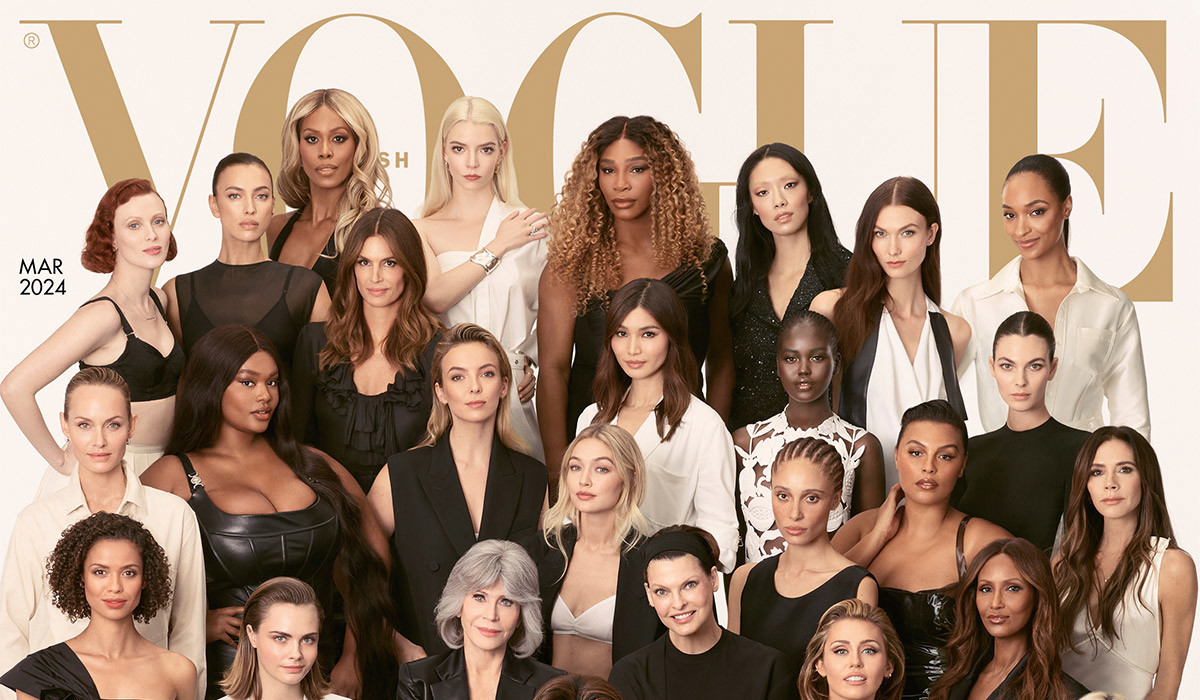 Vogue editor's last cover assembles 40 of the most famous women in the world