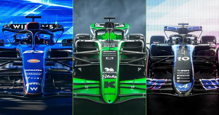 Ranked All 2024 F1 liveries with dull carbon fibre ruining once