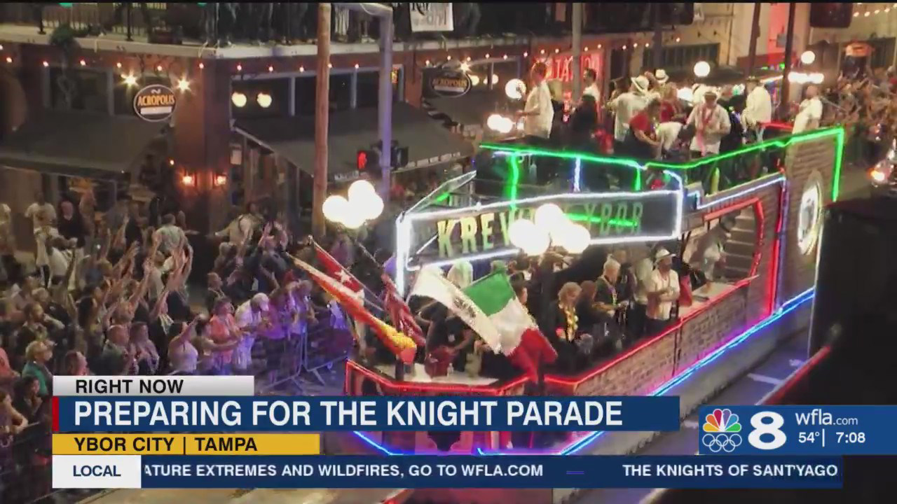 Ybor City prepares for the 2024 Knight Parade