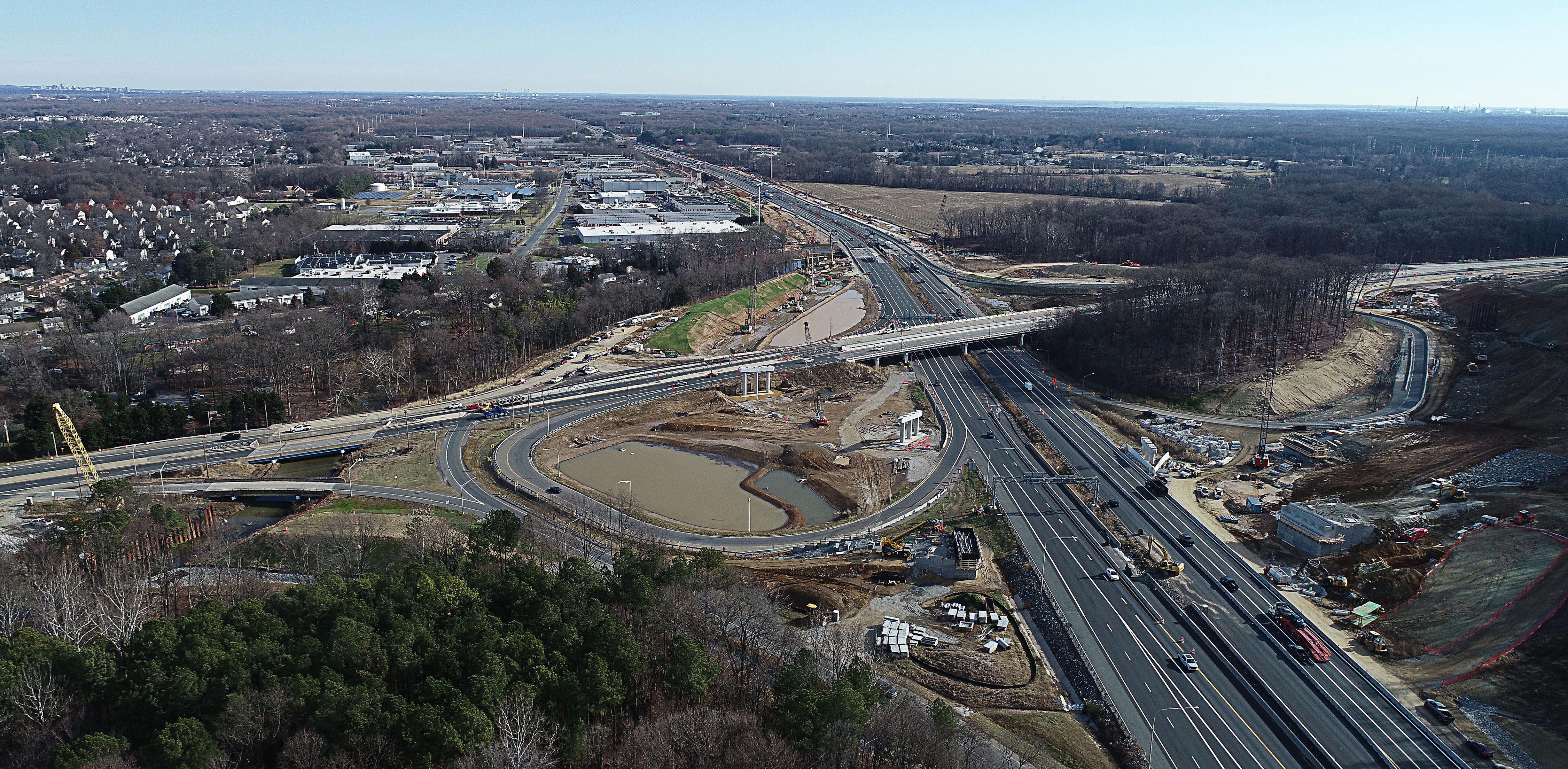 expect delays near newark next week as i-95, route 896 interchange construction continues