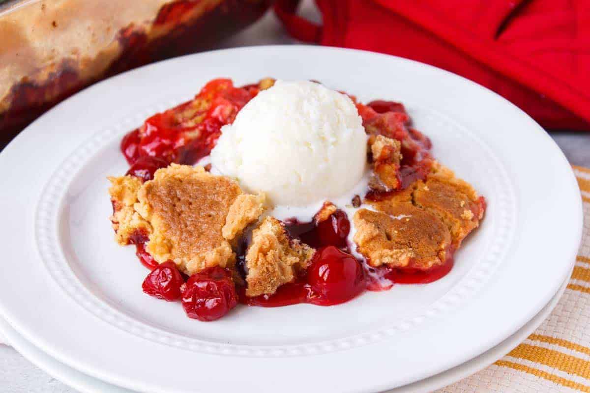 <p>If you want a quick dessert, try making a Cherry Dump Cake. You only need cherry pie filling, cake mix, and butter. It’s super easy and tasty.</p> <p><strong>Get the Recipe: <a href="https://bykelseysmith.com/3-ingredient-cherry-dump-cake/">3-Ingredient Cherry Dump Cake</a></strong></p>