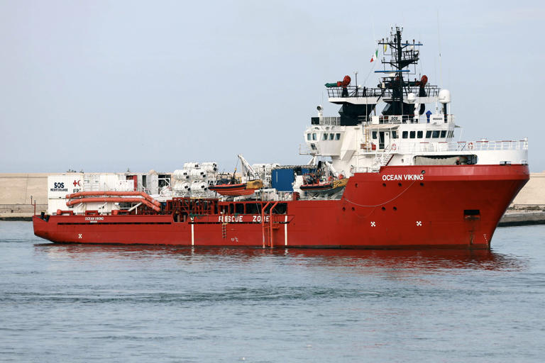 Migrant-rescue ship Ocean Viking impounded in Brindisi
