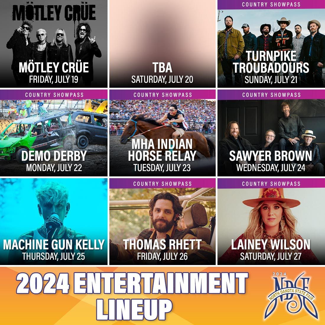 North Dakota State Fair Announces Final Acts For 2024 Grandstand Showpass   BB1i2cqK.img