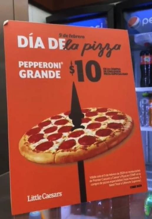 ¡es hoy! sucursales donde puedes comprar pizzas a 10 pesos de little caesars
