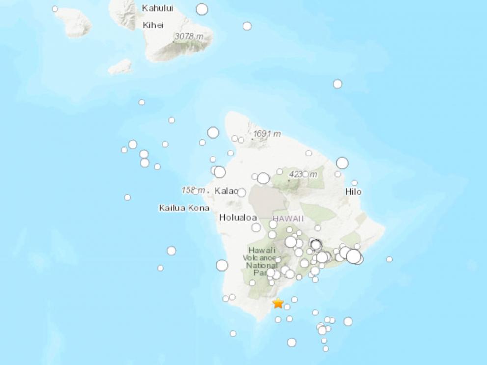 earthquake hits hawaii's big island, 'strong shaking' in many areas