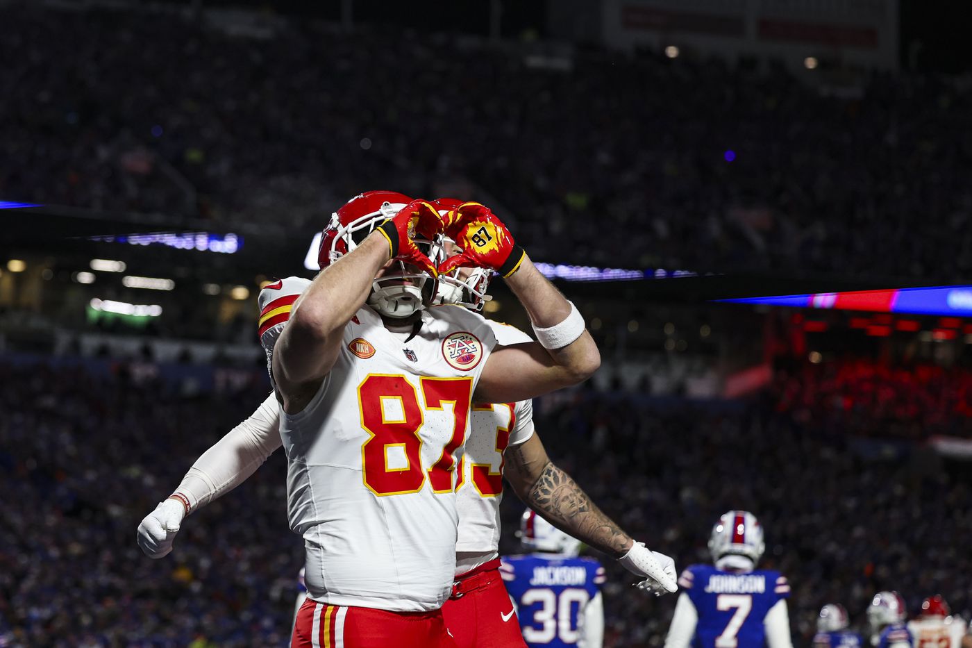 how travis kelce’s 3 postseason touchdowns led the chiefs to super bowl 58